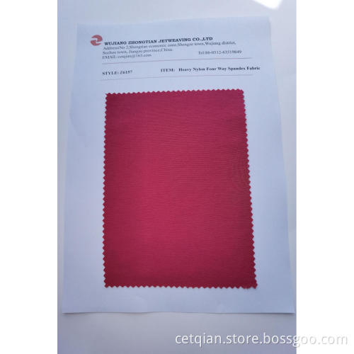 Heavy Nylon Four Way Spandex Fabric